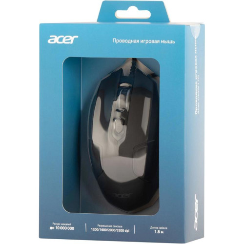 Мышь Acer OMW170 черный оптическая 3200dpi USB 6but (ZL.MCEEE.00R)