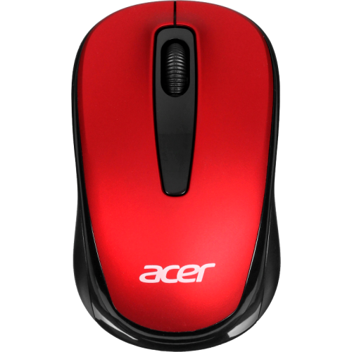 Мышь Acer OMR136 красный оптическая 1000dpi беспров. USB для ноутбука 3but (ZL.MCEEE.01J)