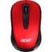 Мышь Acer OMR136 красный оптическая 1000dpi беспров. USB для ноутбука 3but (ZL.MCEEE.01J)