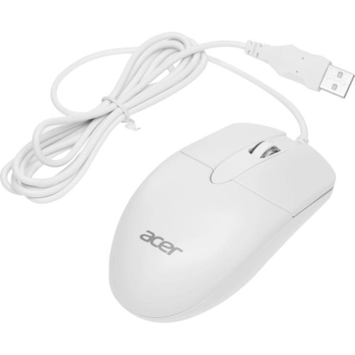 Мышь Acer OMW300 белый оптическая 1200dpi USB 3but (ZL.MCECC.01V)