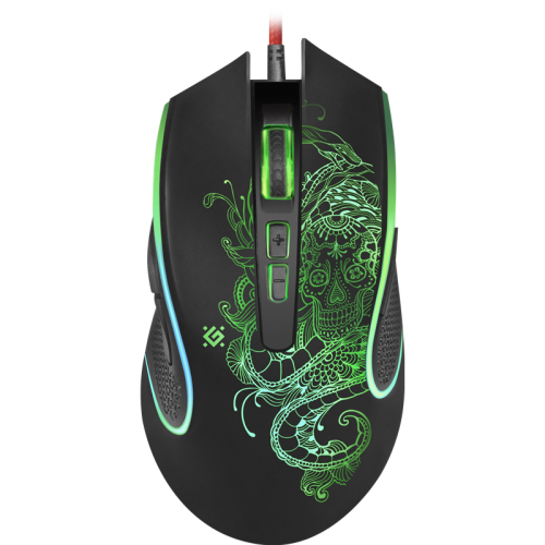 Defender Проводная игровая мышь Venom GM-640L оптика,8кнопок,3200dpi Defender Проводная игровая мышь Venom GM-640L оптика,8кнопок,3200dpi