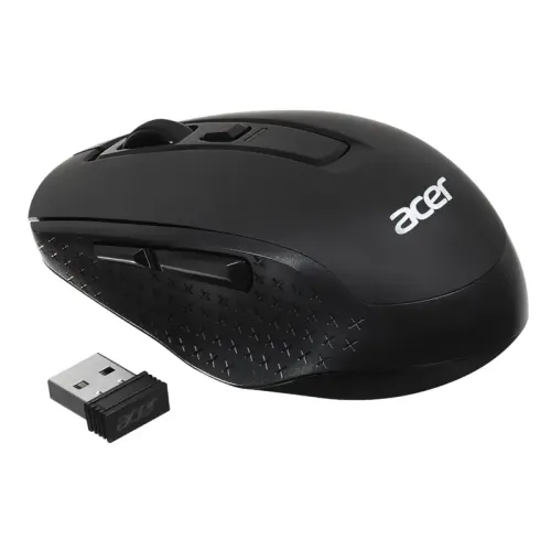 Мышь компьютерная/ Беспроводная мышь Acer OMR070 оптическая (1600dpi) BT/Radio  (6but) black