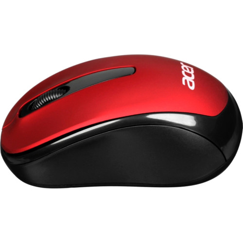 Мышь Acer OMR136 красный оптическая 1000dpi беспров. USB для ноутбука 3but (ZL.MCEEE.01J)