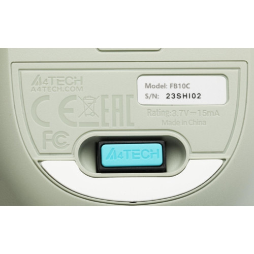 Мышь A4Tech Fstyler FB10C зеленый оптическая 2000dpi беспров. BT/Radio USB 4but (FB10C MATCHA GREEN)