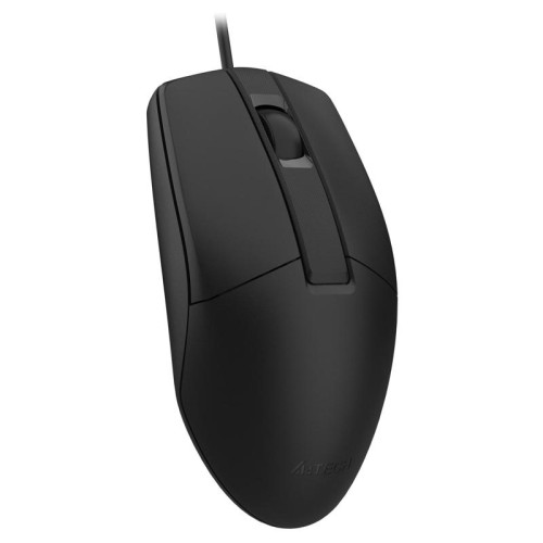 Мышь A4Tech OP-330 черный оптическая 1200dpi USB 3but (OP-330 (BLACK))