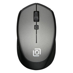 Мышь Oklick 488MW черный/серый оптическая 1600dpi беспров. USB для ноутбука 4but (1196571)