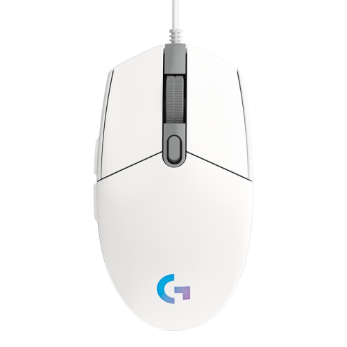 Мышь/ Logitech Mouse G102 LightSync White Gaming
