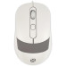 Мышь Oklick 310M белый/серый оптическая 2400dpi USB для ноутбука 4but (1869103)