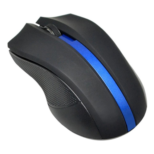 Мышь Oklick 615MW черный/синий оптическая 1200dpi беспров. USB для ноутбука 3but (412862)