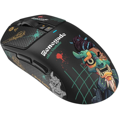 Мышь A4Tech Bloody R72 Ultra Duo черный/рисунок оптическая 20000dpi беспров. USB/USB-C 6but (R72 ULTRA DUO RENEGADEMIDNIGHT)