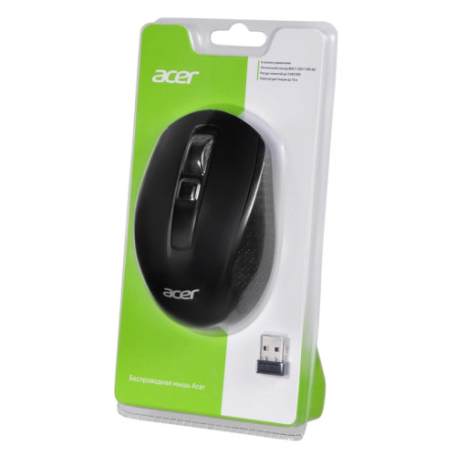 Мышь Acer OMR060 черный оптическая 1600dpi беспров. USB 6but (ZL.MCEEE.00C) Мышь Acer OMR060 черный оптическая 1600dpi беспров. USB 6but (ZL.MCEEE.00C)