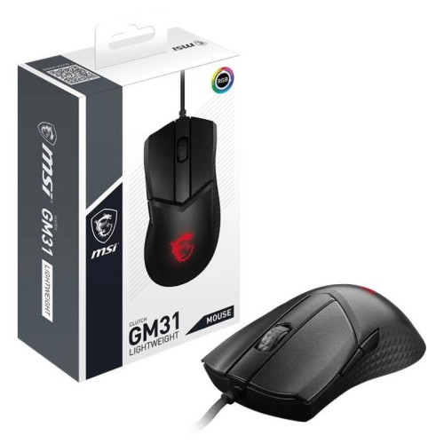 Мышь MSI Clutch GM31 Lightweight черный оптическая 12000dpi USB 4but (S12-0402080-CLA) Мышь MSI Clutch GM31 Lightweight черный оптическая 12000dpi USB 4but (S12-0402080-CLA)