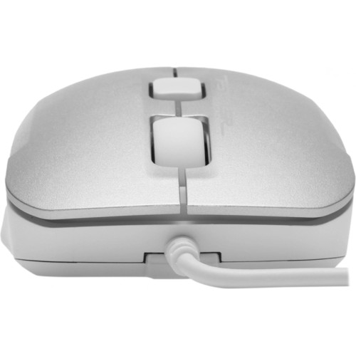 Мышь A4Tech Fstyler FM26S серебристый/белый оптическая 1600dpi silent USB для ноутбука 4but (FM26S USB (ICY WHITE))
