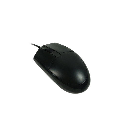 Мышь/ Optical mouse M120, USB wired, 3button, 1000DPI, 1.8m, black, Foxline