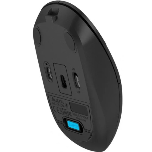 Мышь A4Tech Fstyler FG16CS Air2 черный оптическая 2000dpi silent беспров. USB для ноутбука 3but (FG16CS AIR2 BLACK)