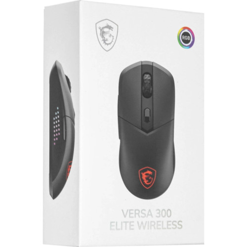 Мышь MSI VERSA 300 ELITE W черный оптическая 26000dpi беспров. BT/Radio USB 5but (S12-4301290-CLA)
