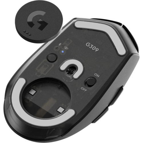 Мышь Logitech G309 Lightspeed черный оптическая 25600dpi беспров. BT 6but (910-007201) Мышь Logitech G309 Lightspeed черный оптическая 25600dpi беспров. BT 6but (910-007201)