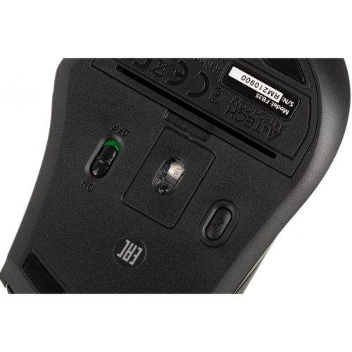 Мышь A4Tech Fstyler FB35 зеленый/черный оптическая 2000dpi беспров. BT/Radio USB для ноутбука 6but (FB35 MIDLIGHT GREEN)