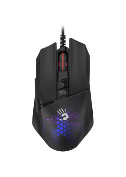 Мышь A4Tech Bloody W65 Max Mini черный оптическая 12000dpi USB 9but (W65 MAX MINI HONEYCOMB)