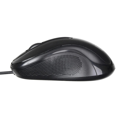 Мышь Oklick 385M черный оптическая (1600dpi) USB для ноутбука (3but)