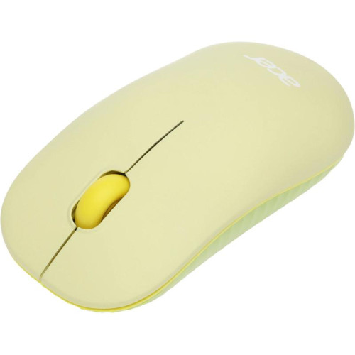 Мышь Acer OMR205 зеленый/желтый оптическая 1200dpi беспров. USB для ноутбука 3but (ZL.MCEEE.02J)