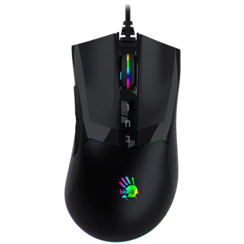 Мышь/ Мышь A4Tech Bloody W90 Max черный оптич. 10000dpi USB 7but (W90 MAX ( STONE BLACK))
