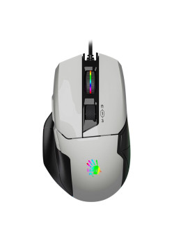 Мышь A4Tech Bloody W70 Max белый/черный оптическая 10000dpi USB 10but (W70 MAX (PANDA WHITE))
