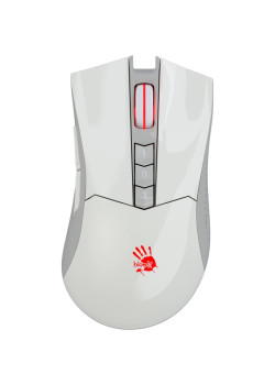 Мышь A4Tech Bloody R90 Plus белый оптическая 5000dpi беспров. USB 7but (R90 PLUS GREUISH WHITE)