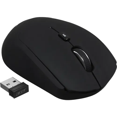 Мышь Acer OMR050 черный оптическая 1600dpi беспров. BT/Radio USB 6but (ZL.MCEEE.00B)
