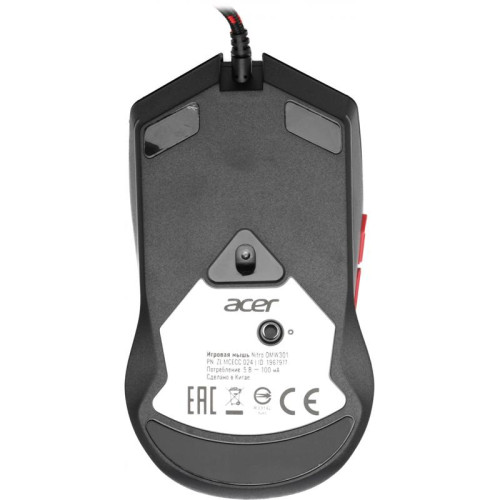 Мышь Acer Nitro OMW301 черный оптическая 7200dpi USB 6but (ZL.MCECC.024)