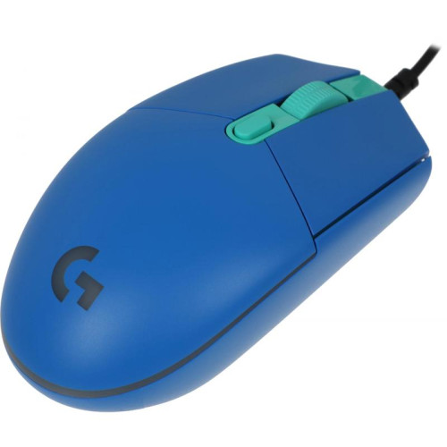 Мышь Logitech G102 LightSync синий оптическая 8000dpi USB 6but (910-005810)