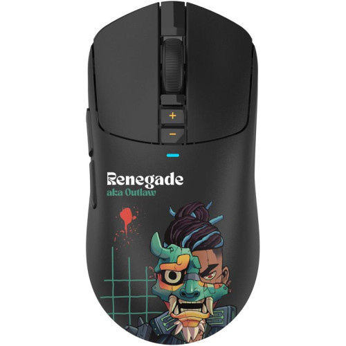 Мышь A4Tech Bloody R72 Ultra Duo черный/рисунок оптическая 20000dpi беспров. USB/USB-C 6but (R72 ULTRA DUO RENEGADEMIDNIGHT)