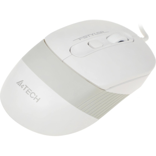 Мышь A4Tech Fstyler FM10 белый/серый оптическая 1600dpi USB 4but (FM10 WHITE) Мышь A4Tech Fstyler FM10 белый/серый оптическая 1600dpi USB 4but (FM10 WHITE)