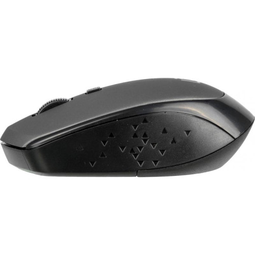 Мышь Oklick 488MW черный/серый оптическая 1600dpi беспров. USB для ноутбука 4but (1196571)