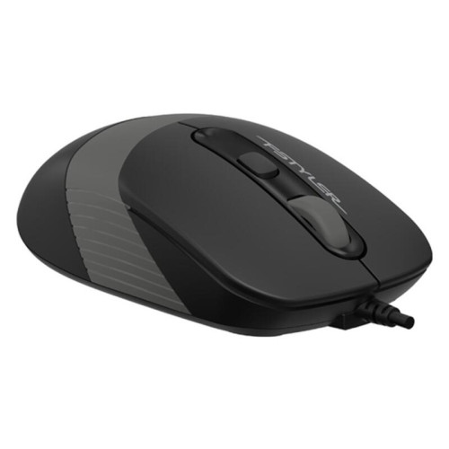 Мышь A4Tech Fstyler FM10 черный/серый оптич. 1600dpi USB 4but (FM10 GREY)