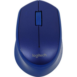 Мышь Logitech M330 Silent Plus синий оптическая 1000dpi silent беспров. USB 2but (910-004925)