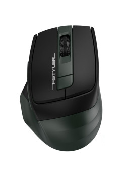 Мышь A4Tech Fstyler FB35S темно-зеленый/черный оптическая 2000dpi беспров. BT/Radio USB для ноутбука 5but (FB35S USB MIDNIGHT GREEN)