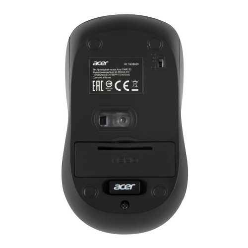 Мышь Acer OMR132 синий/черный оптическая 1000dpi беспров. USB для ноутбука 3but (ZL.MCEEE.01F)
