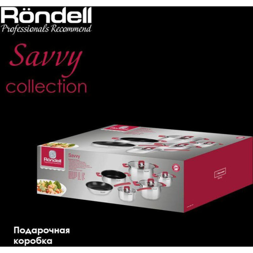 Набор посуды/ Набор посуды Rondell Savvy RDS-1189 10 предметов