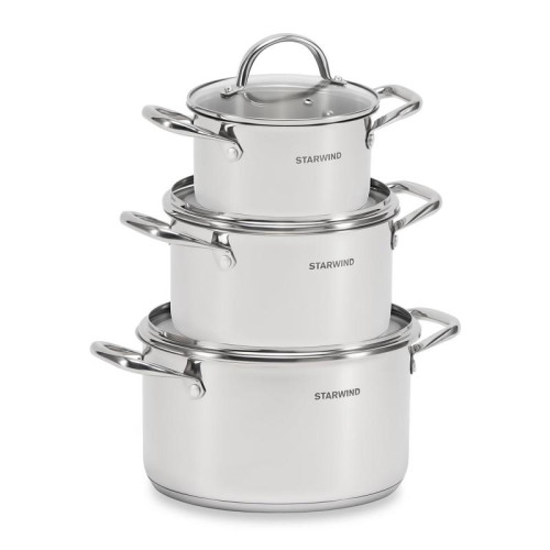 Набор кастрюль/ Набор кастрюль Starwind Chef Family 6 предметов (SW-CH1006)