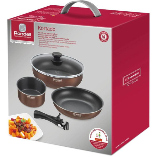 Набор посуды/ Набор посуды Rondell Kortado RDA-1690 5 предметов