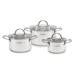 Набор кастрюль/ Набор кастрюль Starwind Chef Family 6 предметов (SW-CH1006)