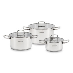 Набор кастрюль/ Набор кастрюль Starwind Chef Compact 6 предметов (SW-CH3006)