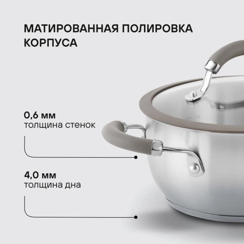 Набор посуды/ Набор посуды Rondell Balance RDS-756 8 предметов