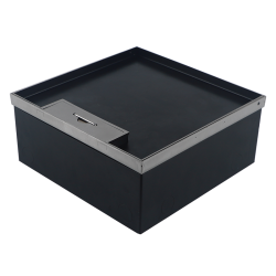 Donel Лючок в пол 18 мод. (6 мод. 45х45 мм. + 6 мод. 22.5х45 мм.) верт. установка, металл, в уровень с напольным покрытием