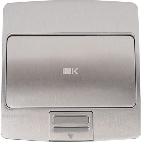 PRIMER Лючок с откид. крыш. неук. 3 мод. IP42 нер. ст. IEK