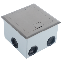 Donel Лючок в пол 3 мод. (1 мод. 45х45 мм. + 1 мод. 22.5х45 мм.), нержавеющая сталь, (с уст. набором)