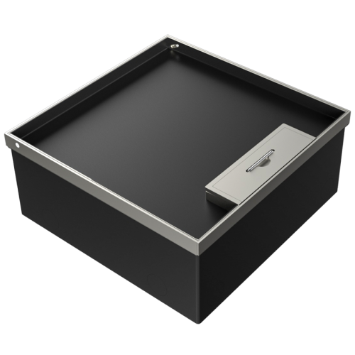 Donel Лючок в пол 24 мод. (12 мод. 45х45 мм.), металл, в уровень с напольным покрытием