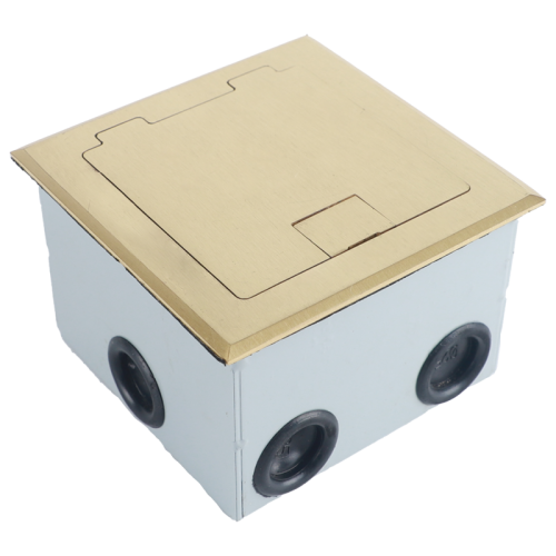 Donel Лючок в пол 3 мод. (1 мод. 45х45 мм. + 1 мод. 22.5х45 мм.), латунь, (с уст. набором)