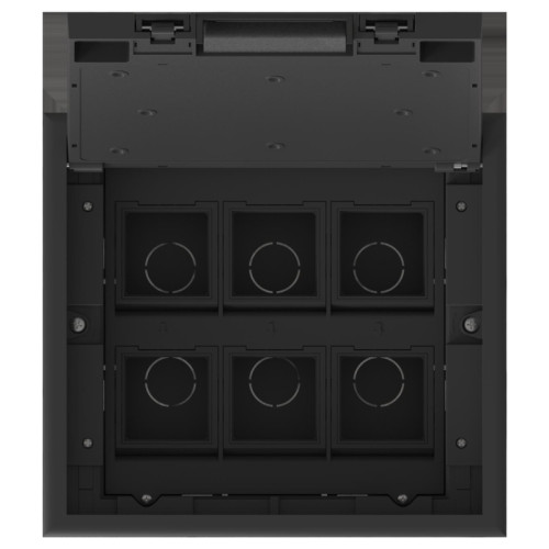 Люк/ Люк MultiDeS на 12 модулей IP40 для фальшпола с монтажной коробкой тип MDK10 Люк/ Люк MultiDeS на 12 модулей IP40 для фальшпола с монтажной коробкой тип MDK10